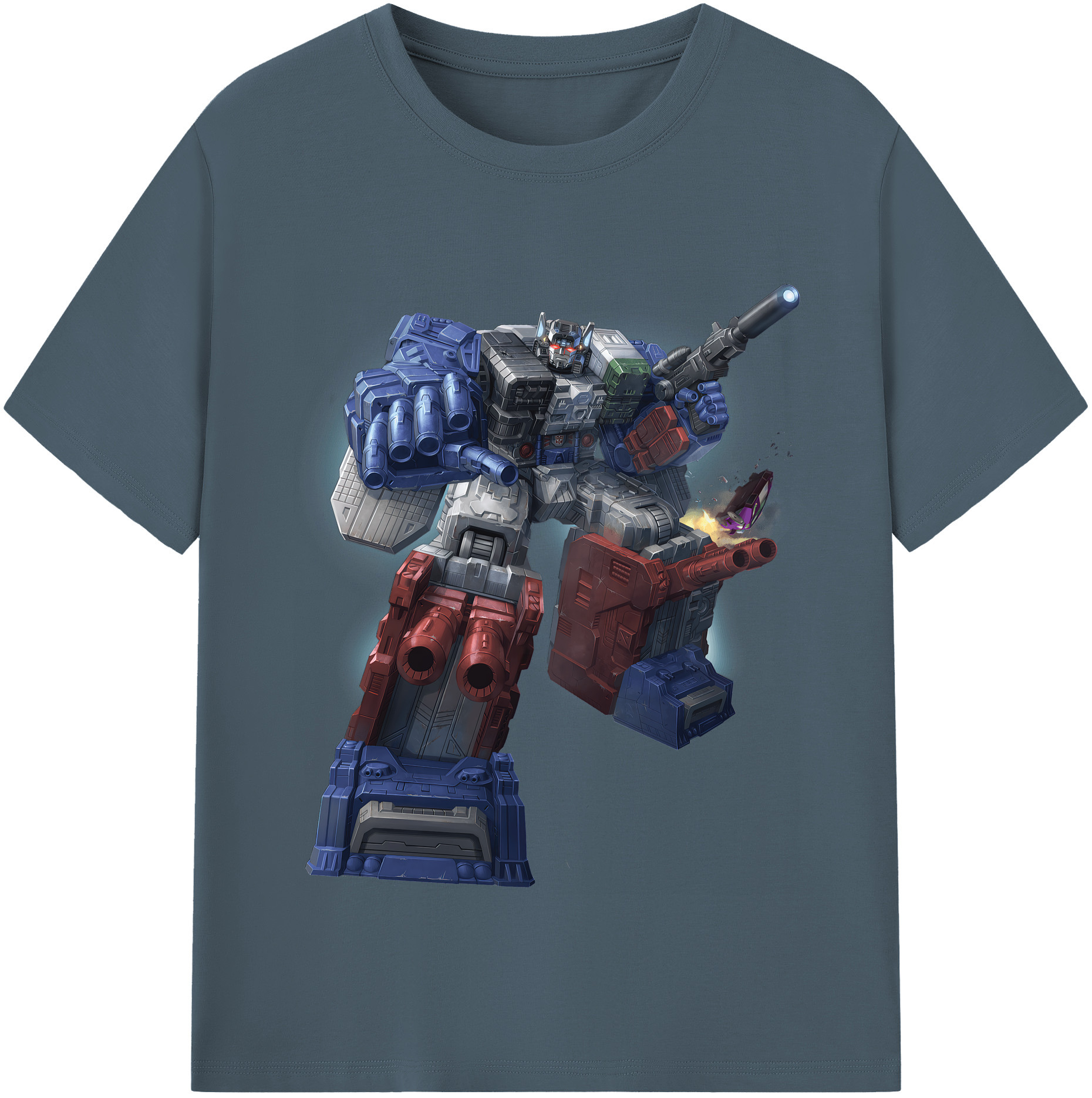 （画像用） Transformers トランスフォーマー 綿100％半袖Tシャツ（フロントプリント）